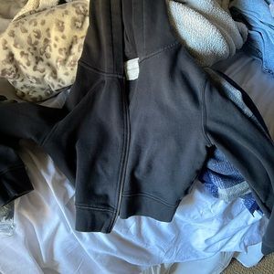 American eagle cropped zip up jacket- size medium